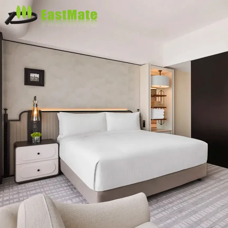 Luxury Customized Matching Bedroom Furniture Set for 5 Star Hotel & Villa King Size Modern Home Furniture