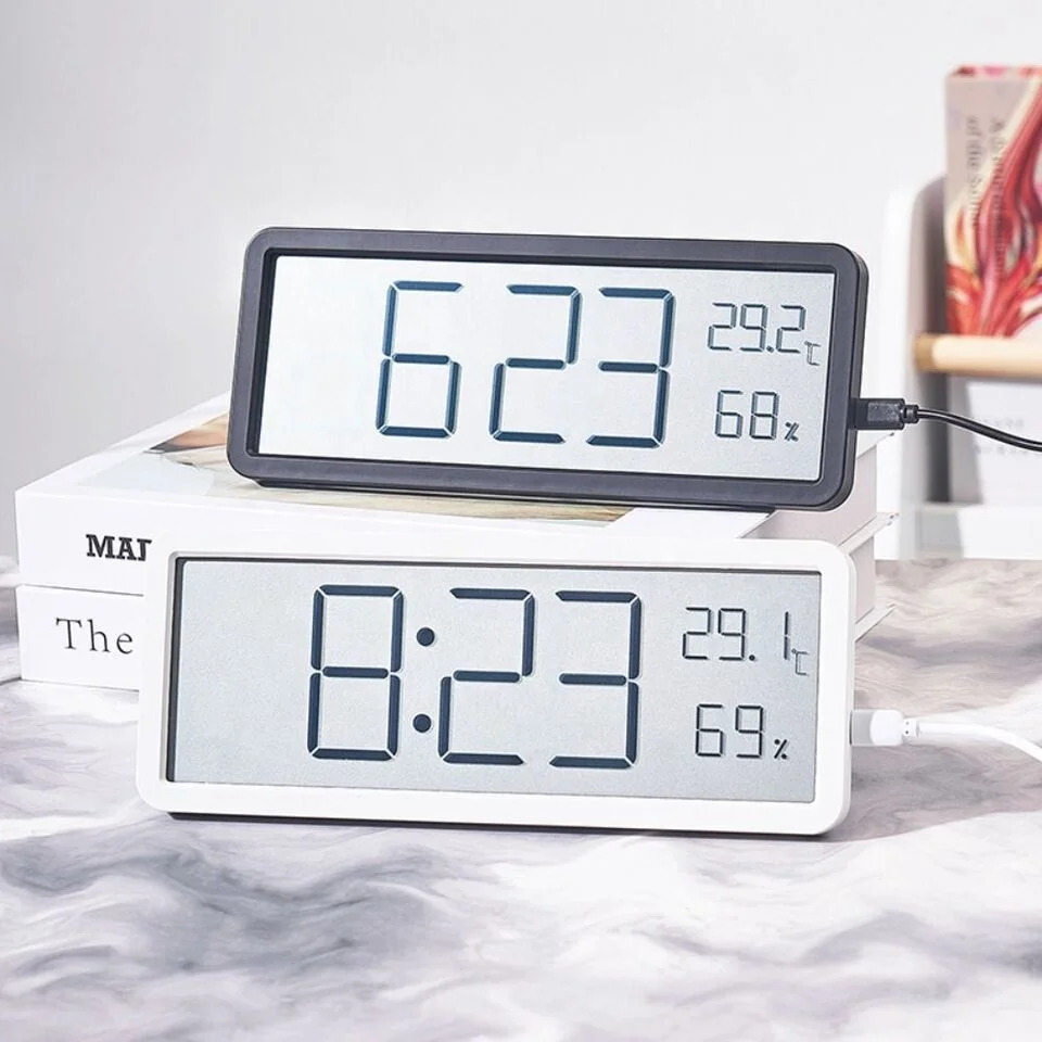 Kitchen Timer Digital Slim Design LCD Display Alarm Clock Baking Kitchen and Study Cooking Countdown and up Clock Timer
