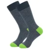 Dark Gray stripe green