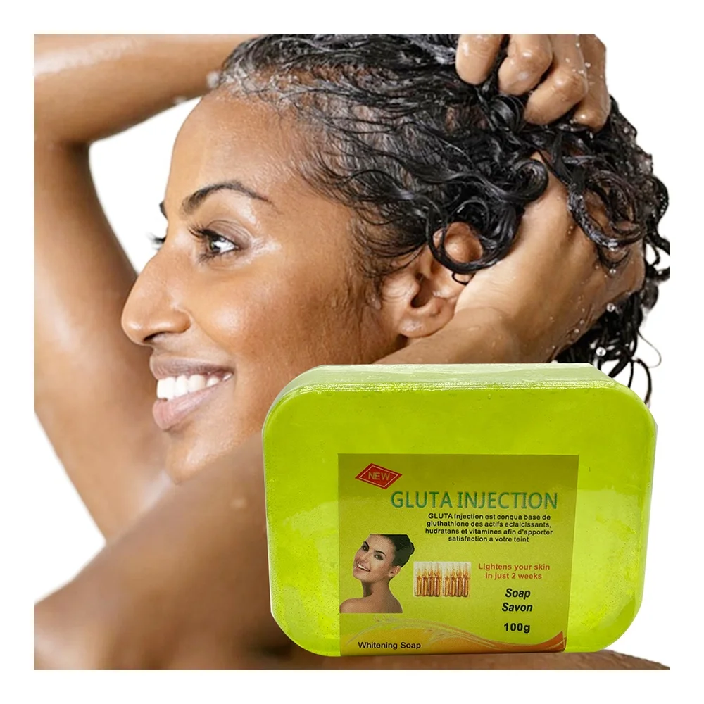 savon glutathione injection Manufacturer Exfoliates Smoother Skin Clears Spots Soap Acne-Free Look  Whitening Lightening Radiant Complexion for African Women