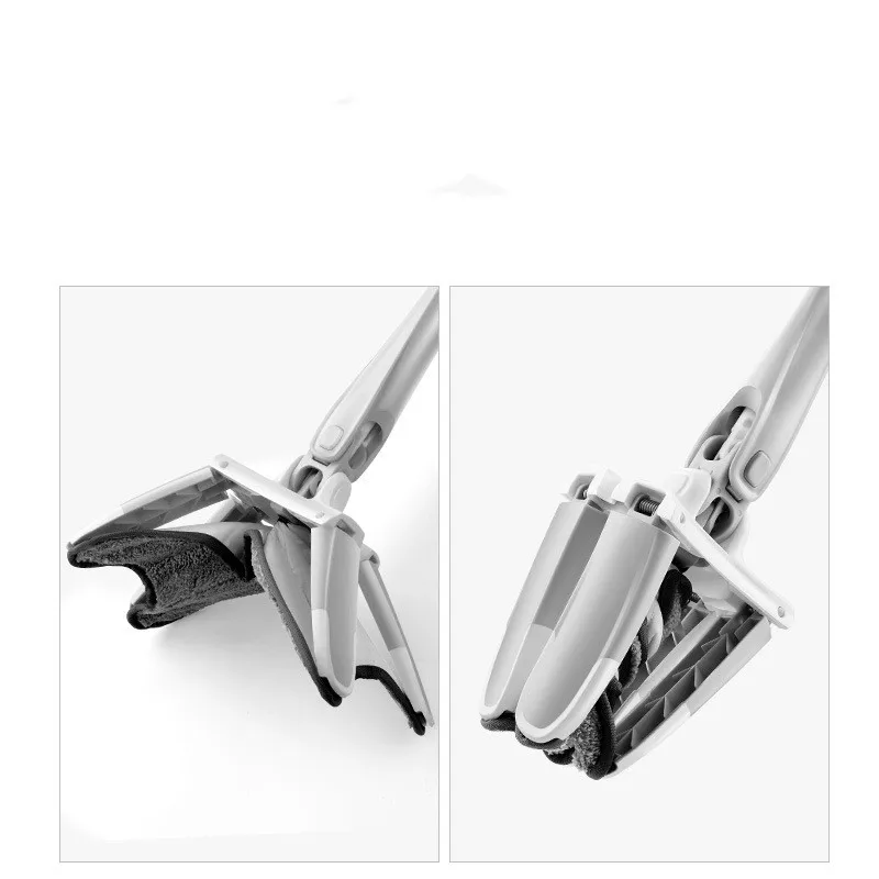 Супер прочная белая длинная ручка из микрофибры нержавеющей стали легко Очищающая Бытовая водяная спрей Швабра