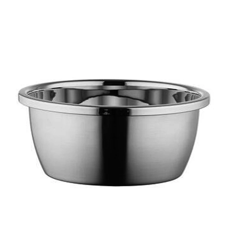 Kitchenware 201 Stainless Steel Bowl Mixing Salad Bowl Soup Bowl Washing Basin Set - Image 5