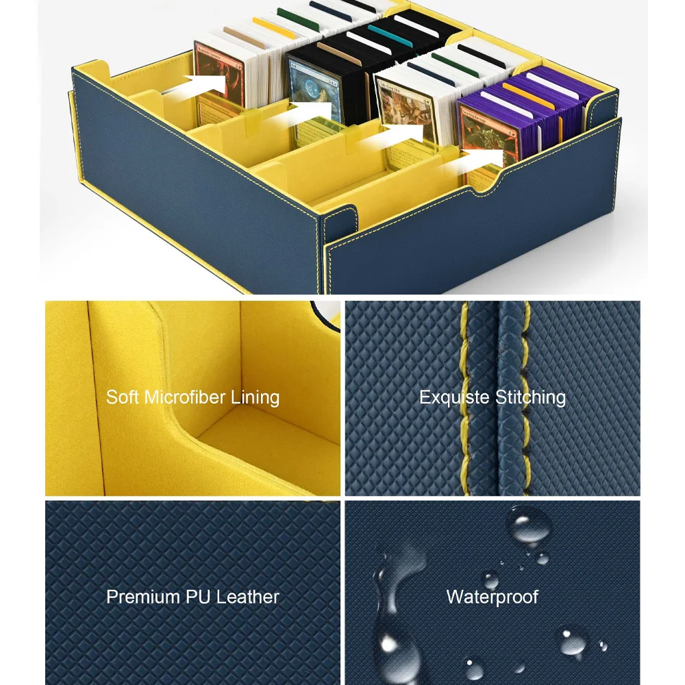 JUZI Custom Pu Leather Flip Top Eco-Friendly 6 Players for Deck
