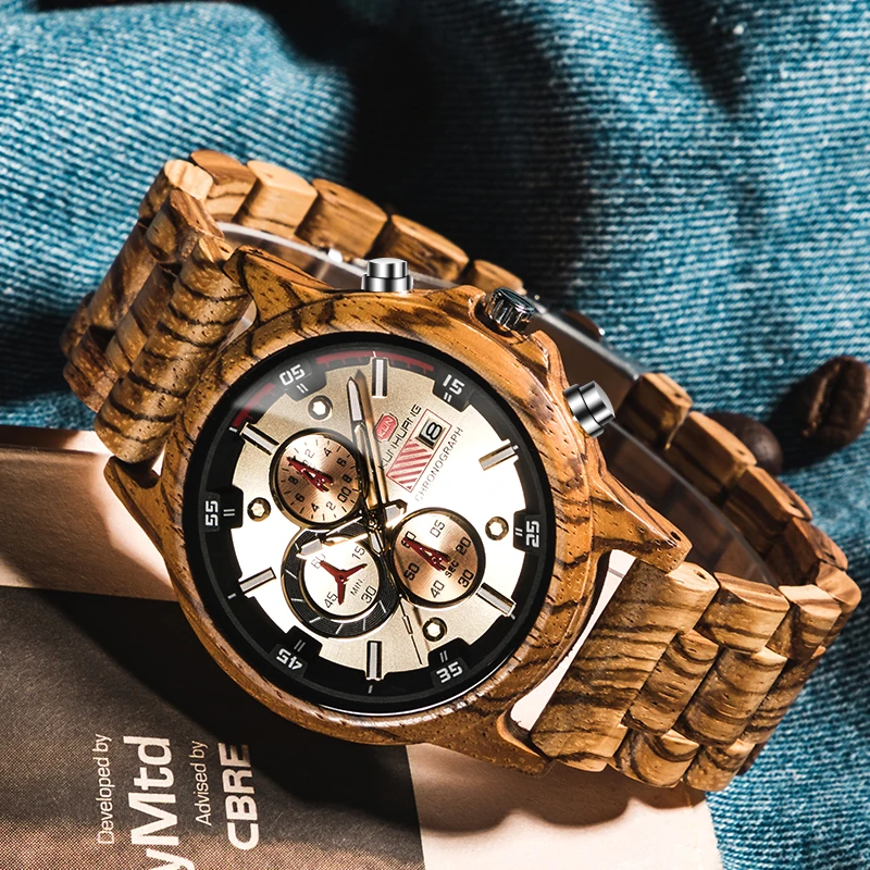 Luxe Montres Montre En Bois Marque BOBO BIRD Montre En Bois – BOBO
