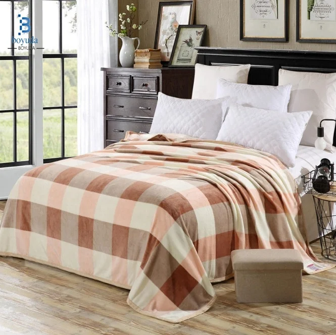 Супер мягкое одеяло из кораллового флиса с принтом в современном стиле