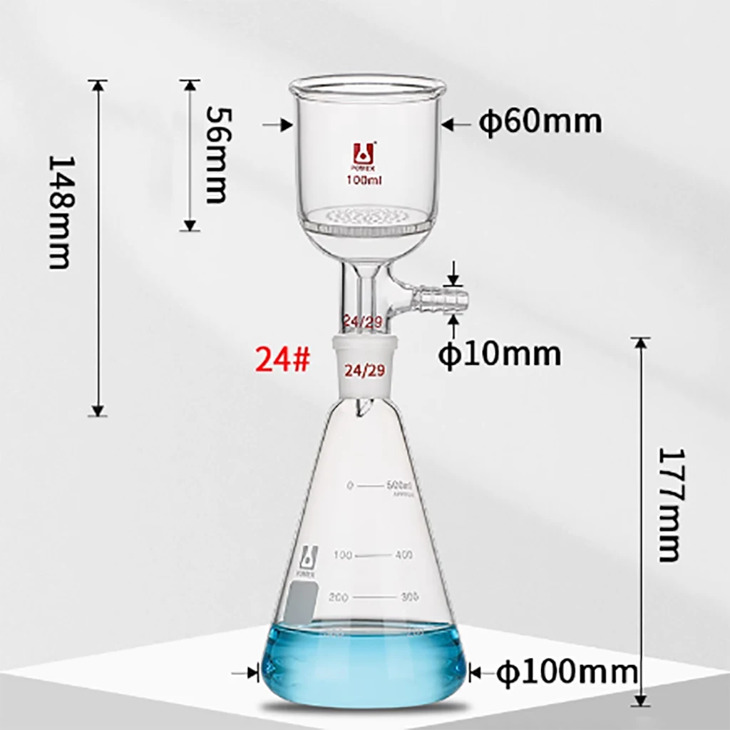 Alibaba.com: 100mL Buchner filter funnel with glass plate or fritted ...