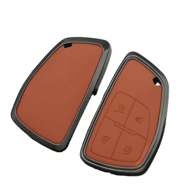 Zinc Alloy Car Key Case Cover for Chevrolet Tahoe Suburban for GMC Yukon for Buick ENVISION S Plus Avenir 2020-2023 5 6 Button