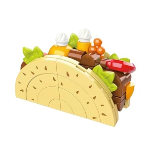 EPT Hot Sale Diy Multistyle Decorative Festive Christmas Food Brick Building Block Toy Sets for Children