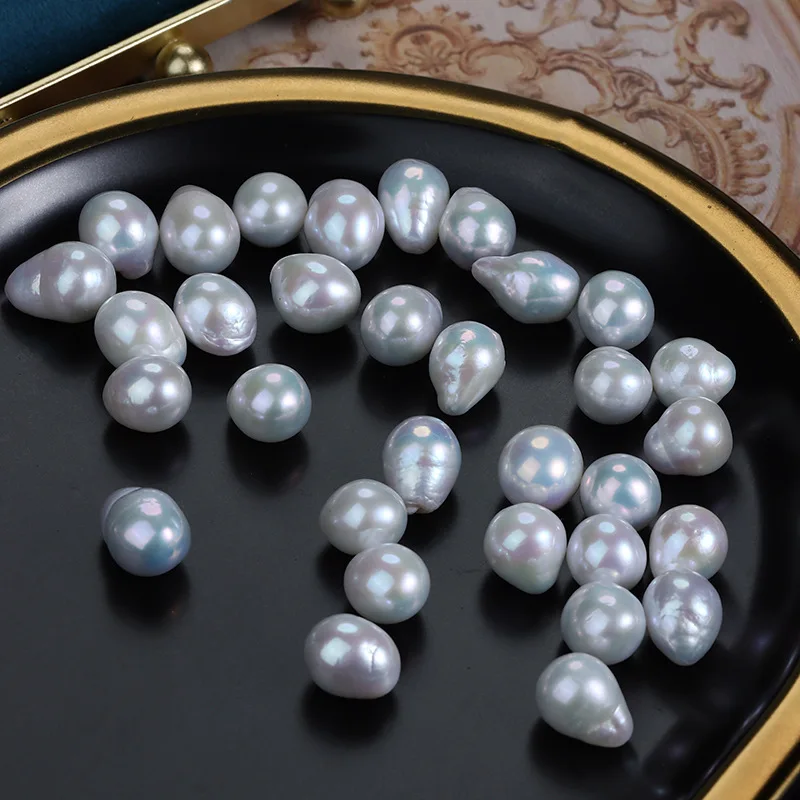 10-11mm 3A Baroque Irregular Good Quality White Edison Zhuji Pearl Farm Natural Freshwater Pearls From China