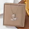 Fiore Farfalla - Argento