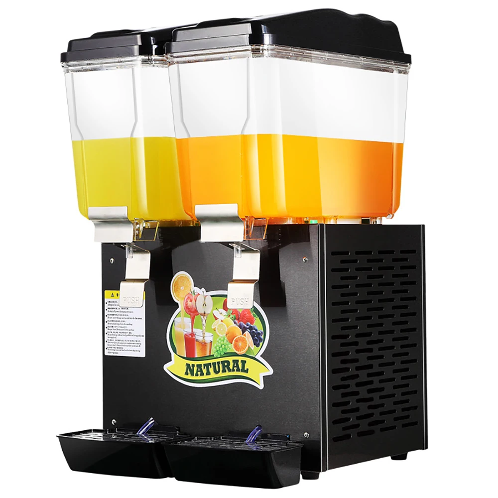 Two Function Spraying / Stirring 15L 2 Tanks Hot Sale Juice Dispenser Machine Juice Dispenser Beverage Dispenser