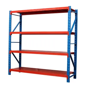 Industrial Metal Light Duty Warehouse Steel Storage Rack Systems Adjustable Boltless Metal Shelving Units