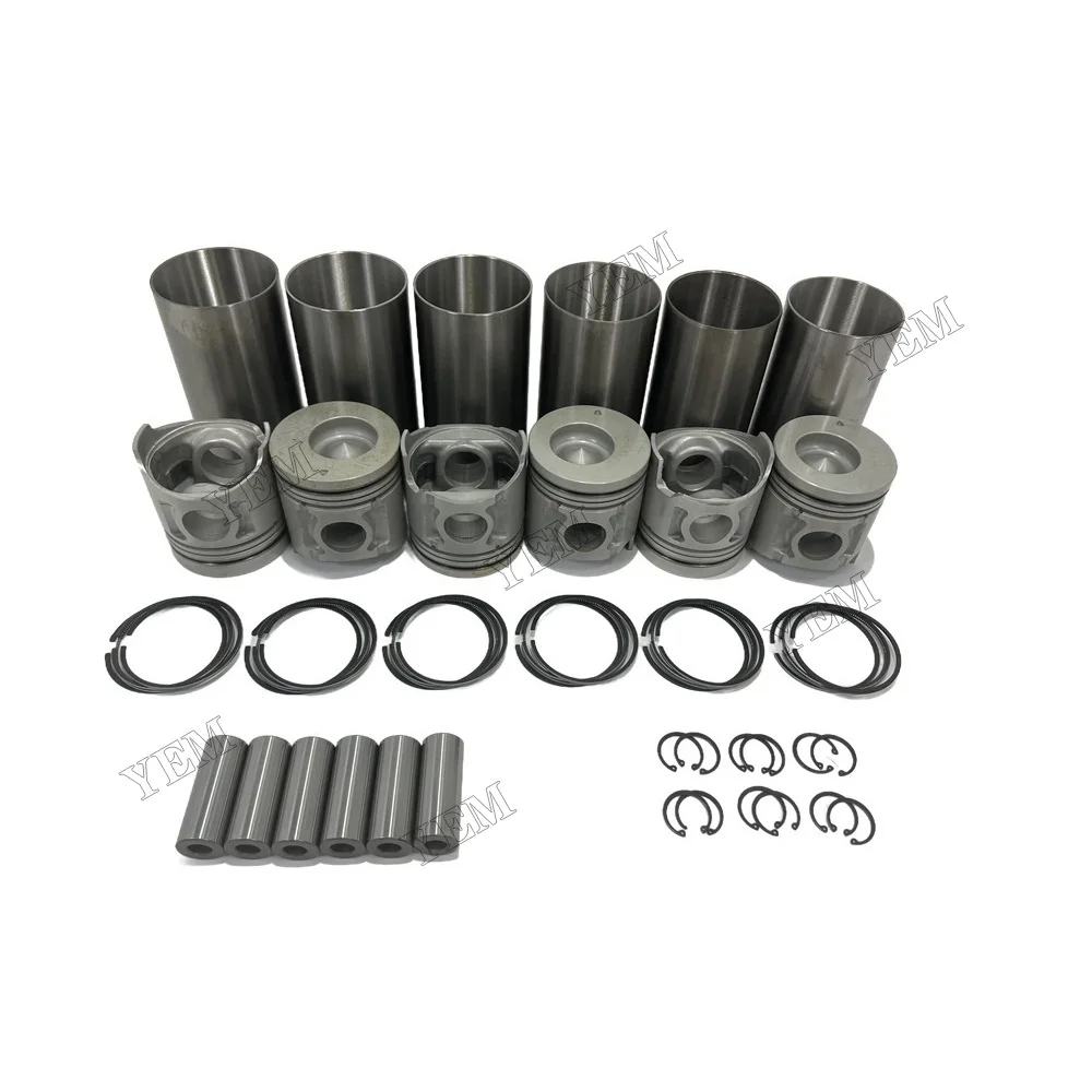 Cylinder Liner Kit Compatible for Mitsubishi 6D34 Engine Parts Manufacturer 6