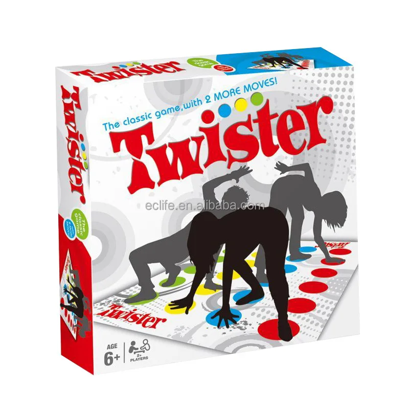 
 Оптовая продажа, дешевая классическая настольная игра Twister, забавная интерактивная игра Twister для семейной вечеринки  