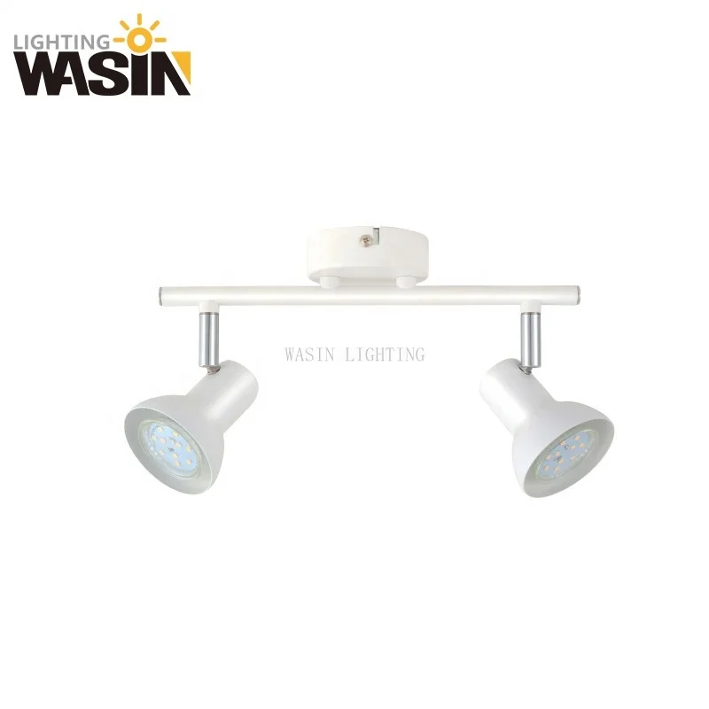 Hot sale 80 To 620mm Iron Made Multiple Light Heads GU10 50W LED Spot Lamp For Shopping Mall