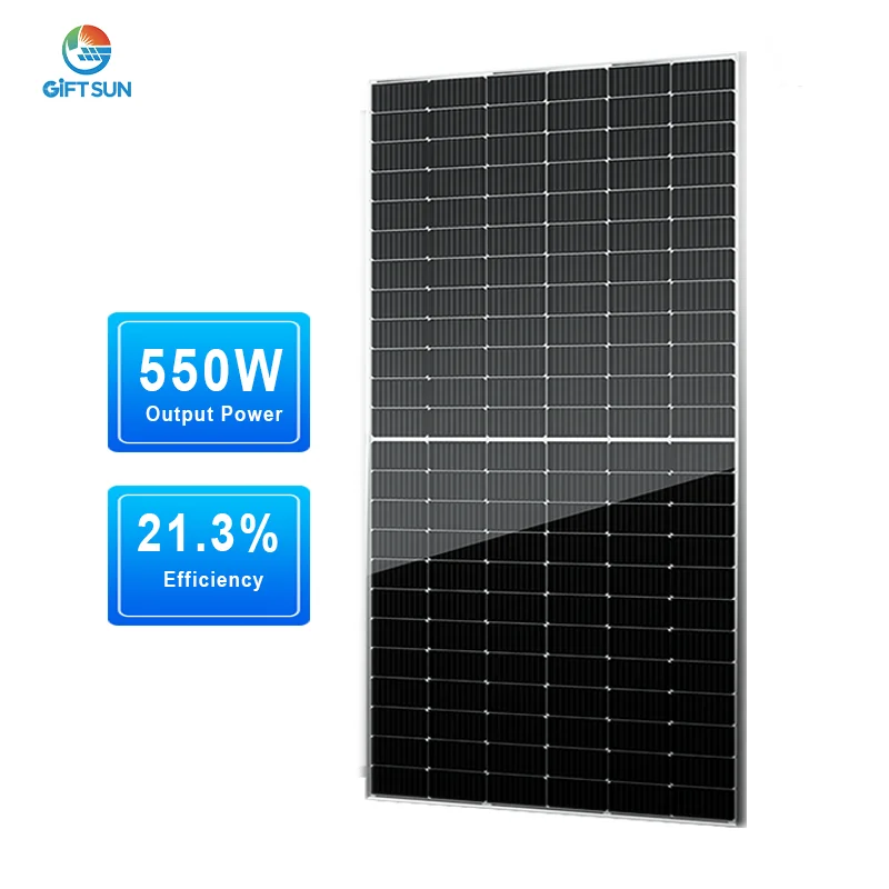 Panneaux solaires monocristallins