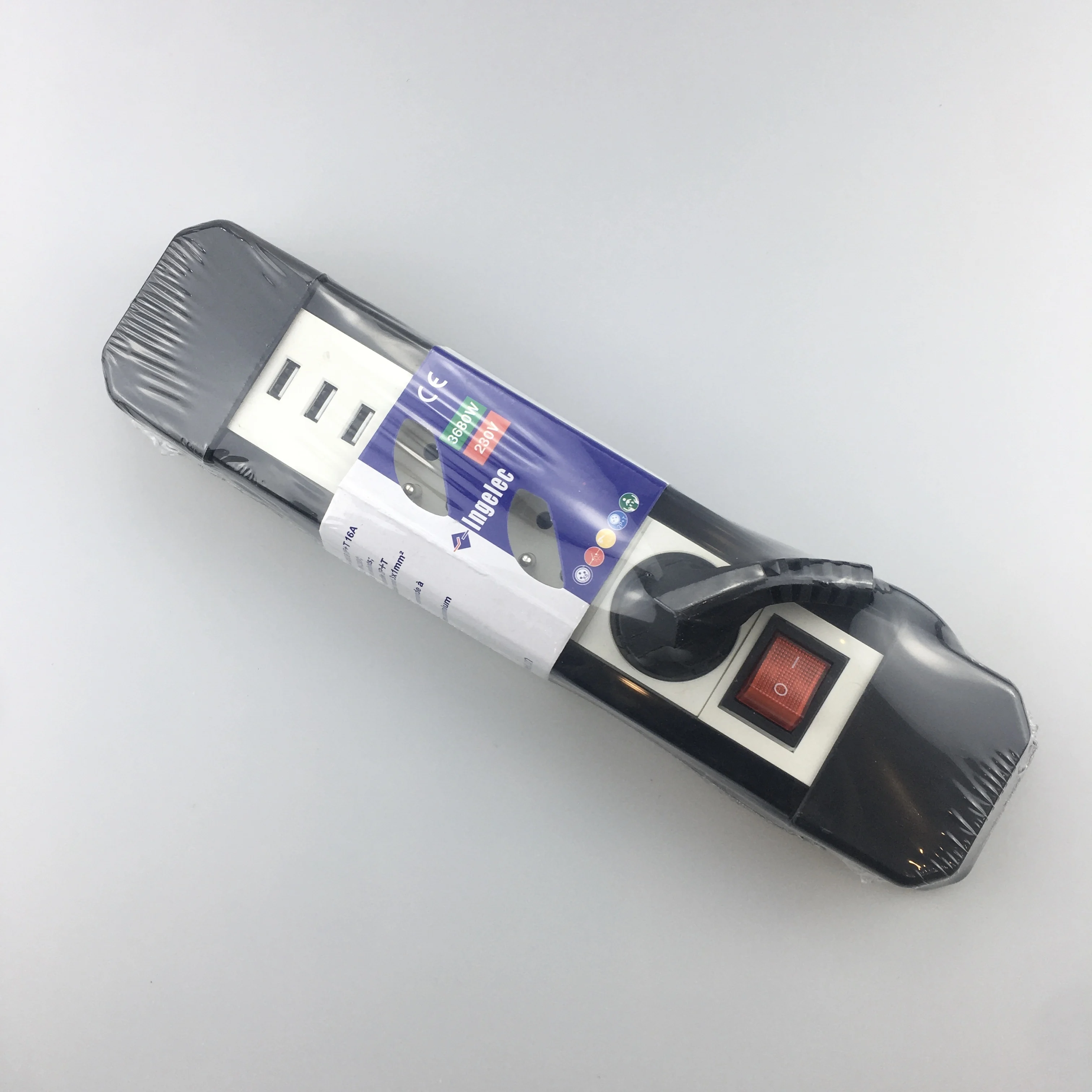 Ingelec Power Strip, Extension Cord With 3 4 5 6 Outlets and 3 USB Charging Ports