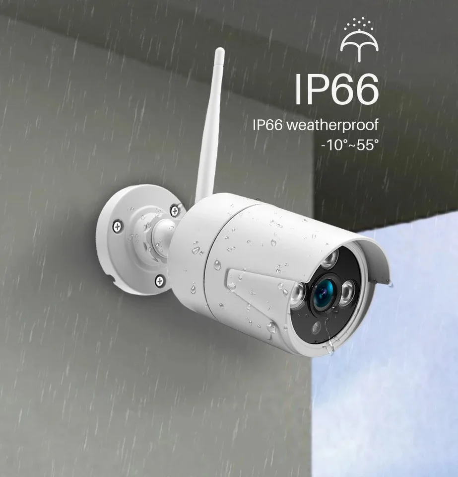 ⭐️未使用⭐️4CH WIFI NVR KITS 防犯カメラ 4CH720PワイヤレスNVRキット屋外ホームセキュリティカメラ