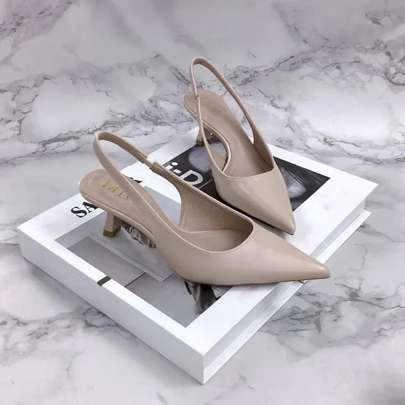 Y Black Gold Silver the New Nude Low Ladies Fine Heels