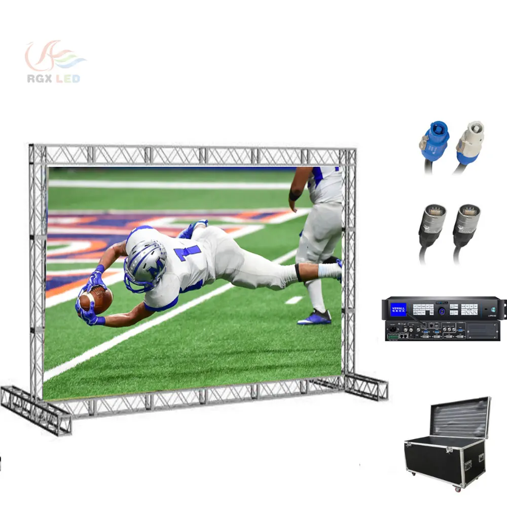 
Шаг 4 мм 3X2 светодиодная Видеосистема + чехол для хранения + программное обеспечение с процессором 