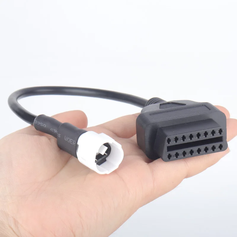 3 PIN to 16 PIN OBD2 Connector Diagnostic Tool Adapter Cables For Motorcycle