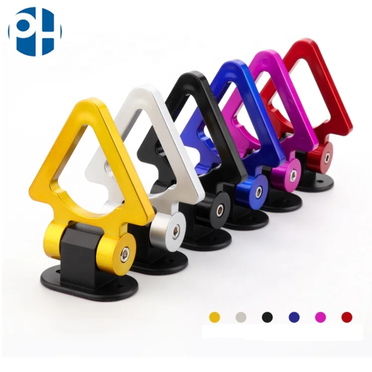 PH Auto Parts Tuning Racing Car Tractor Trailer Towing Tow Hook With Sticker
