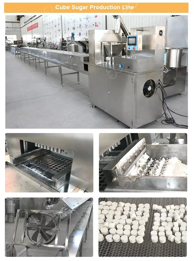 Factory Made Complete Sets Lump Sugar Making Machine Automatic Cube Sugar Making Machine