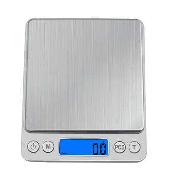 500g 0.01g stainless steel big platform diamond gold ring weighing jewelry pocket scale