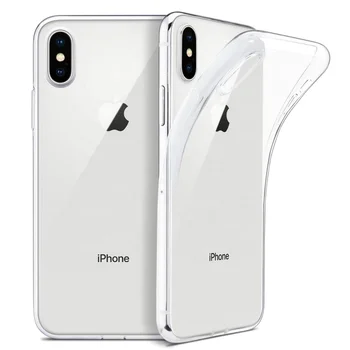 For iPhone 11 12 13 pro max Case Slim Clear Soft TPU Cover Support Wireless Charging for iPhone X XR XS max 6 7 8 plus