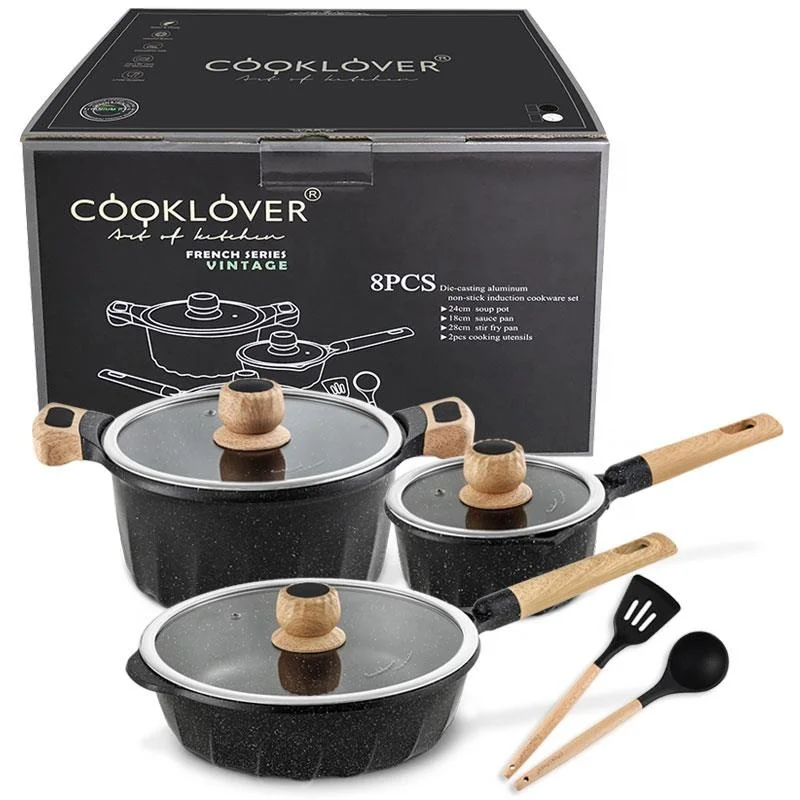 cooklover white color nonstick frying pan