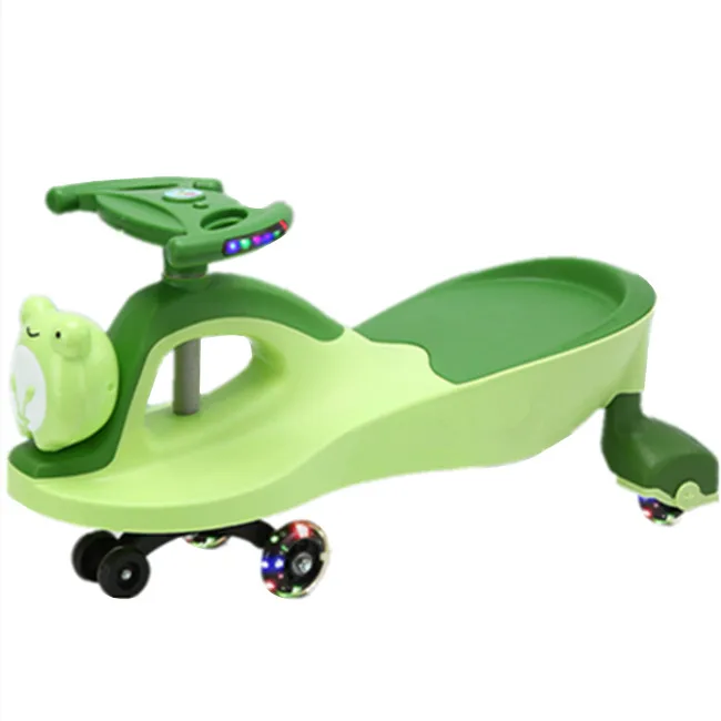 Kids' Swing Car Toys Ride  Twist Magic Plasma PU Flashing Wheels Baby Balance Bike Ride on Car Scooter Wiggle Car