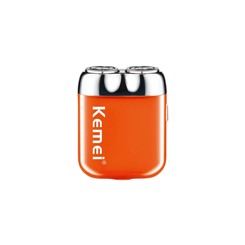 Kemei KM-C56 Mini rasoir électrique Portable USB charge rapide rasoirs électriques rotatifs professionnels avec deux extrémités