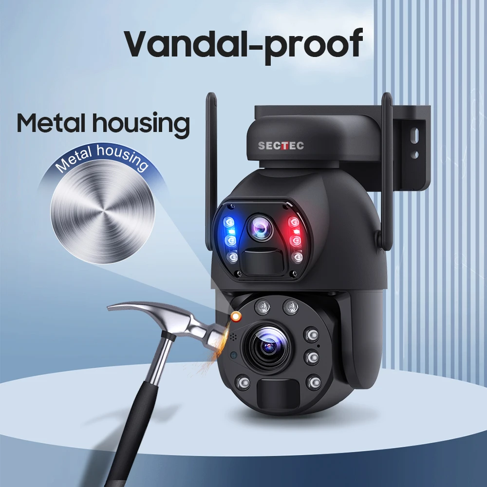 20W Hotsale Wifi Zoom Dual Lens HD 6MP 4G Solar Camera 3K Outdoor Camera Sim Card Home Security CCTV Network Solar IP Camera