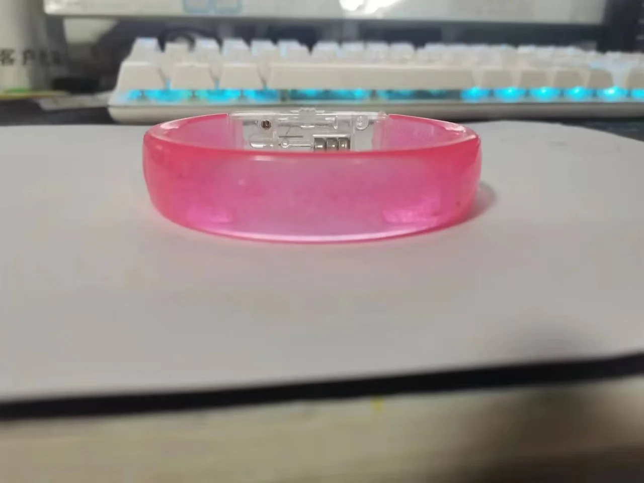 LED Luminous Bubble Wristband Music Festival Luminous Wristband Support Night Wristband LOGO Customization preview 4