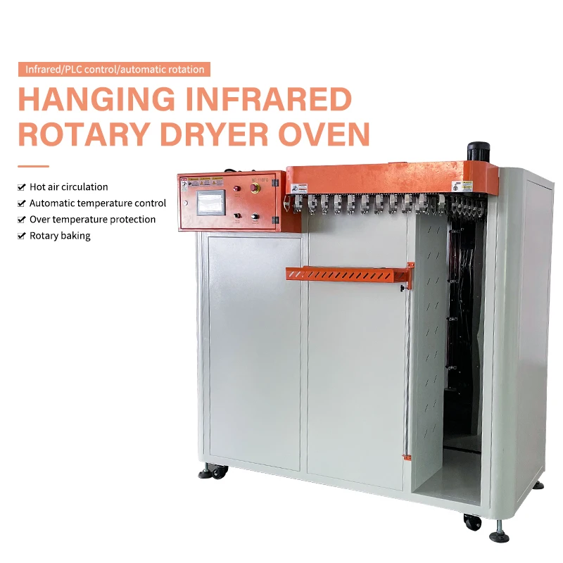 Automatic Rotating Infrared Oven Leather Belt Strip Hanging Dryer Drying Machine Vertical Drying Oven for Belts