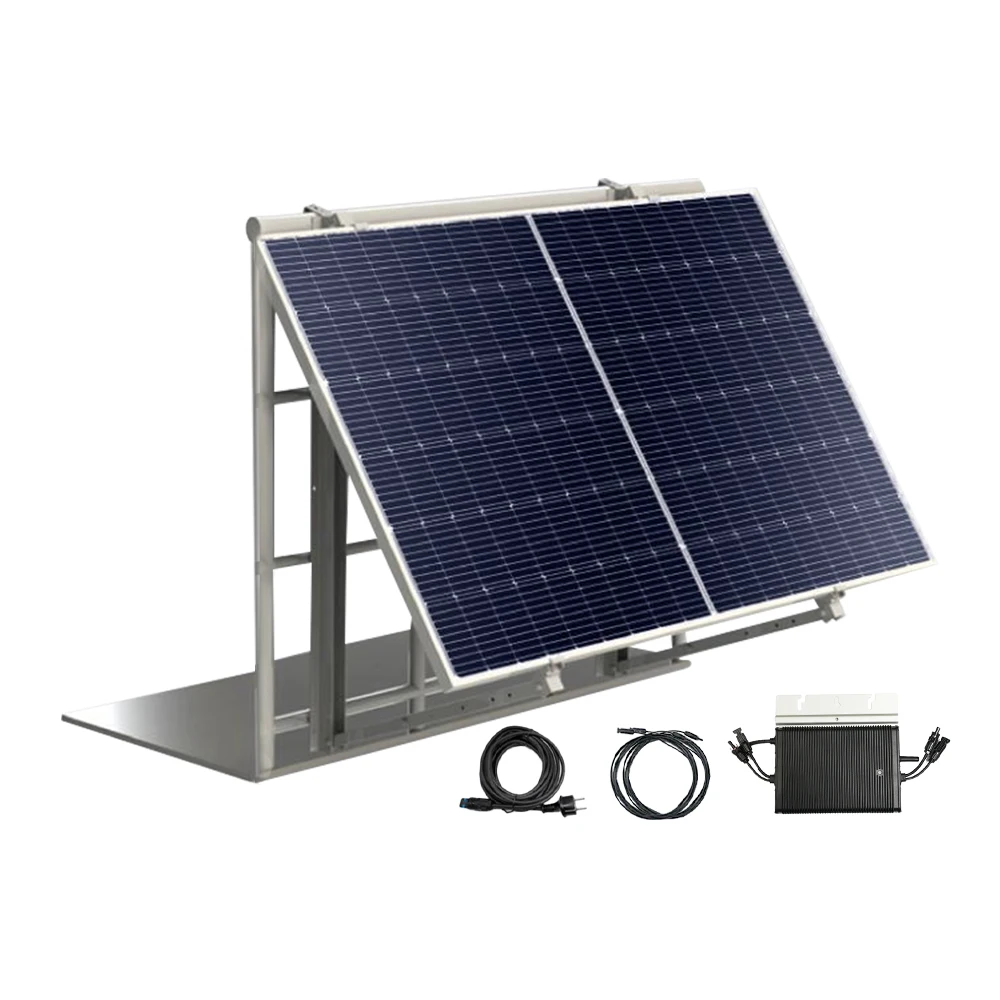 Avcon 800W-1000W Panou Solar Monocristalin cu Regulator MPPT Inversor Micro 220V Sistem Complet Casă Baterie de Plumb Acid