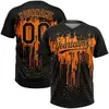 Flash orange de baie noire