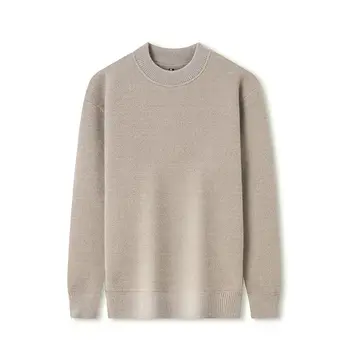 Men's Winter Casual High-Neck Turtleneck Sweater Comfortable Jersey with Anti-Shrink and Anti-Wrinkle Features