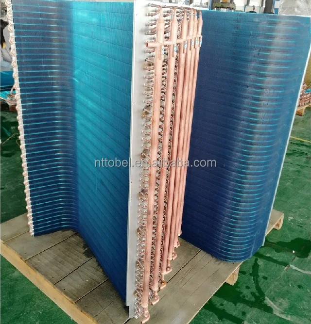 Round Shape Copper Tube Small Condenser Coil air Cooled Condenser for air Condition With CE Certification Evaporator