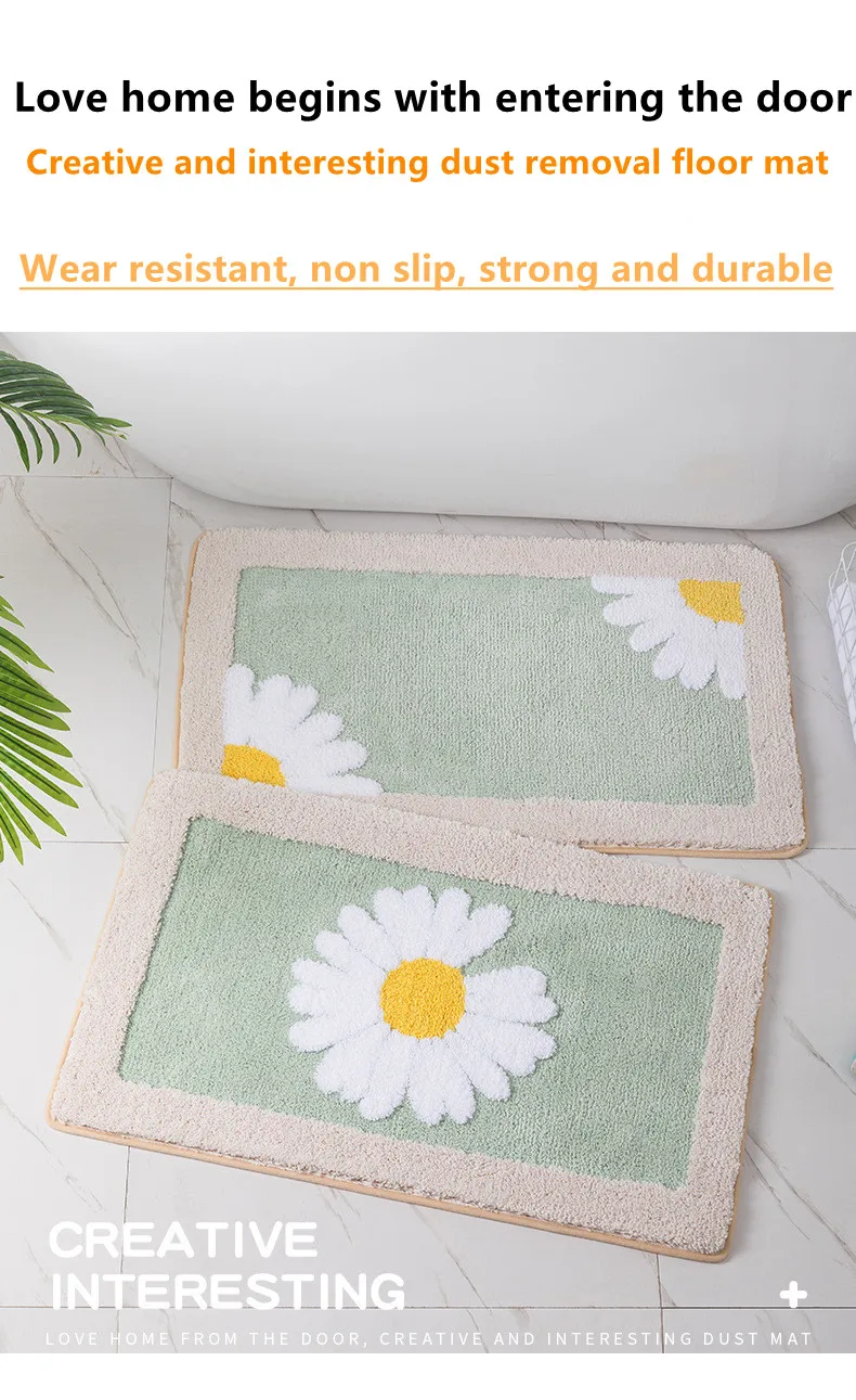 Hot Selling Custom Zou Ju Floor Mat Environmental Protection Slow Rebound Bath Mat details