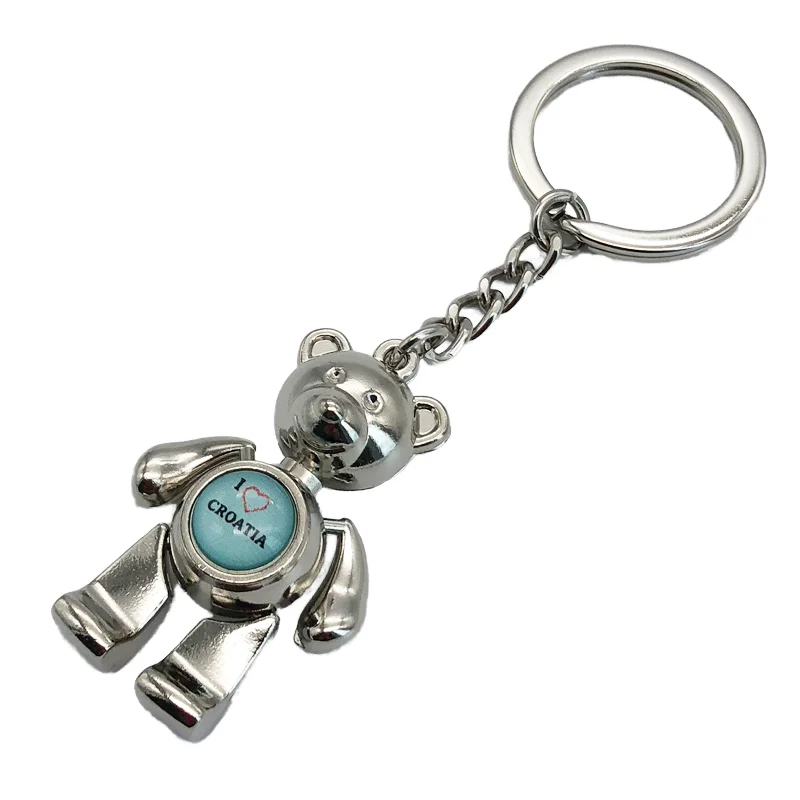 Custom Made Gibraltar Monkey Shaped Keychains | Nickel-Free Metal