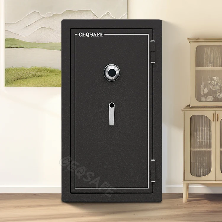 CEQSAFE Black Luxury Electronic Big Fireproof Safe Box Antique Surface Classic Digital Coded Lock 2 Hours manufacture