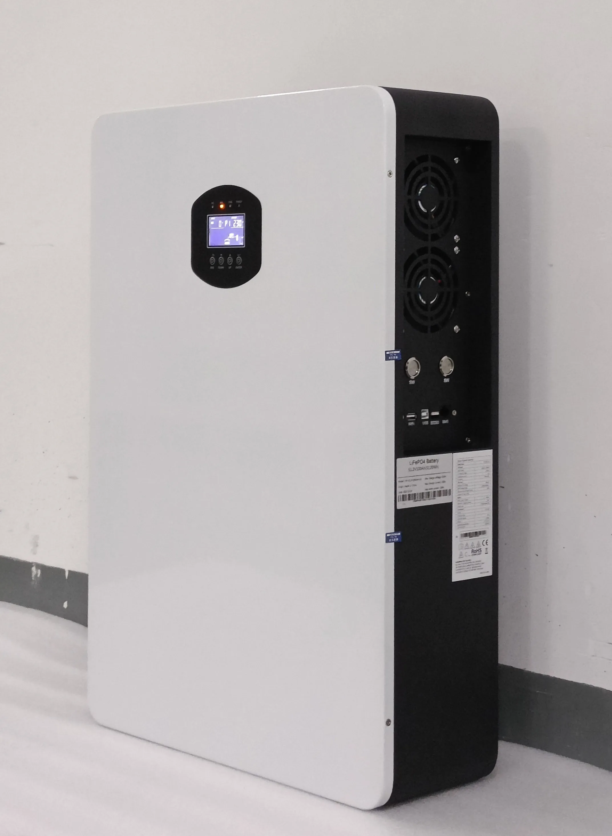 3Kwh 5Kwh 25.6V 48V 51.2V Hybrid Solar Power Inverter Lifepo4 Battery Class A All In One 6