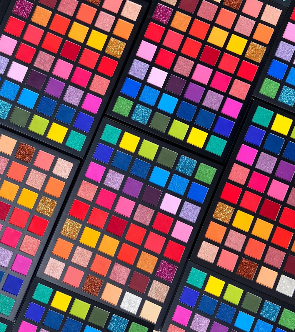 48 цветов Тени для век легко наносится макияж частный индивидуальный логотип палитра цветов для макияжа