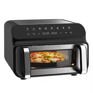 Multi-functional Smart Double Basket Oil-Free Air Fryer Non-Stick Coating Digital Control Overheat Protection Stainless Steel