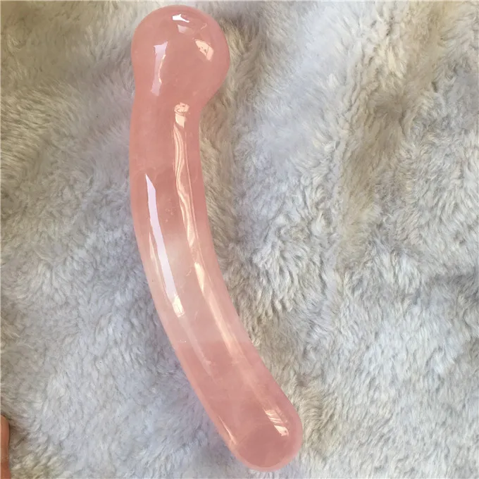 Natural Rose Quartz Wand Massage Crystal Wand for Wholesale