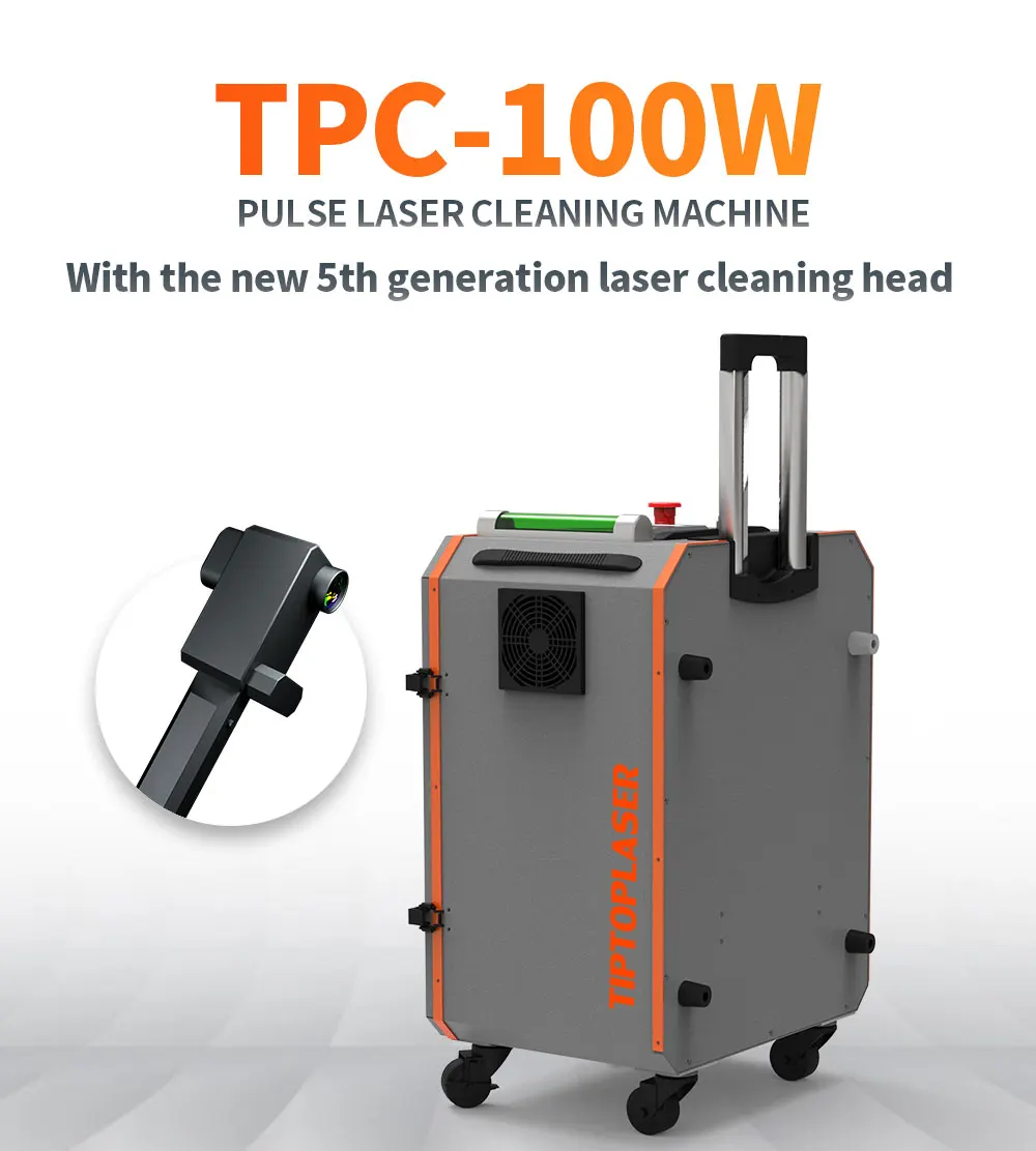 Oil Stain Laser Cleaning Machine 100w 200w 300w 500w Pulse Fiber Laser Cleaning Machine Rust