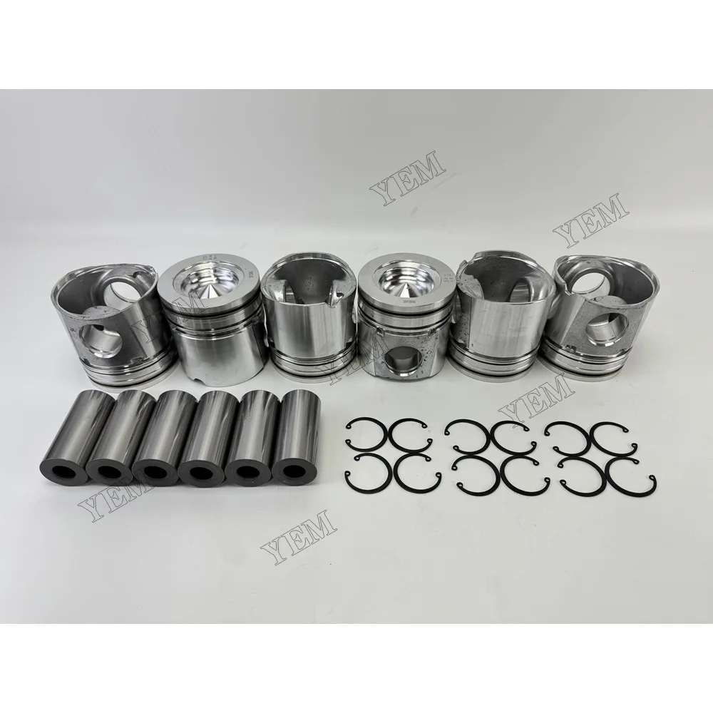 For ISBE Piston With Pin and Circlip 3972880 Diesel Engine Parts