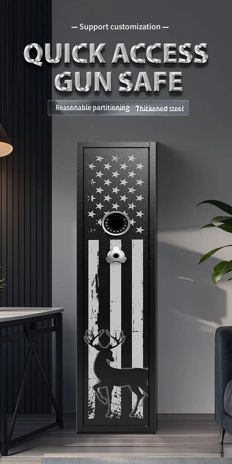 CEQSAFE Factory Direct Hot Sale Wholesale Metal Large Home Security Safe Cabinet Gun Safe Box with Electronic Digital Lock factory