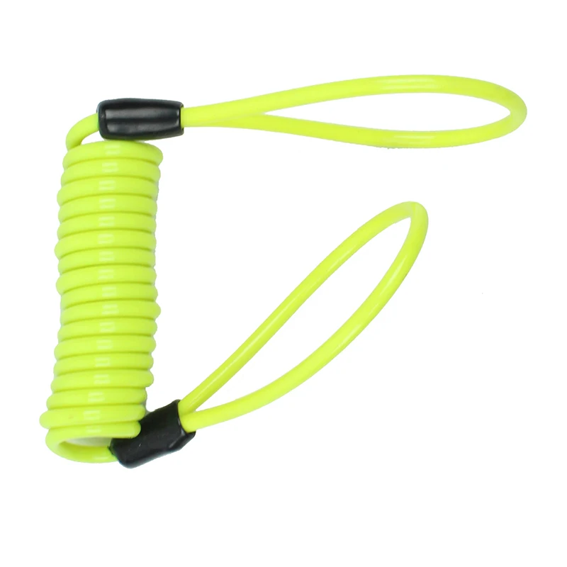 Alarm Disc Lock Safety Alarm Warning Spring Coil Wire  Reminder Rope Brake Carry Pouch for Bike Motorbike Scooter Anti Theft